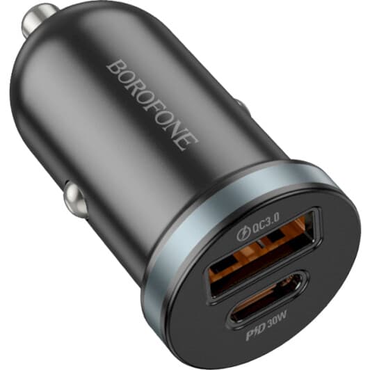 Usb зарядка в авто Borofone BZ22 Scenery 6941991105180