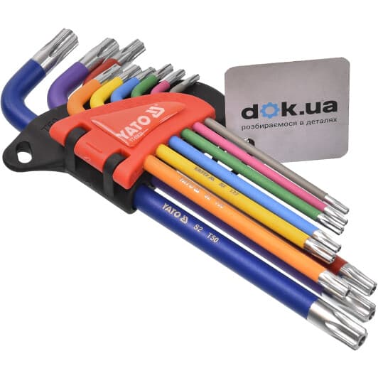 Набір ключів TORX Yato yt05633 T10-T50 9 шт