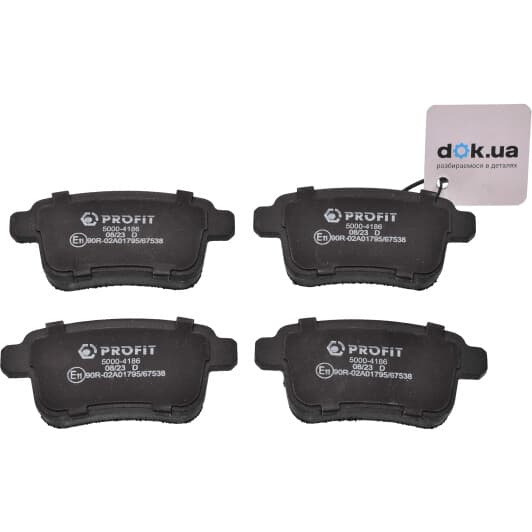 5000-4186 Profit Тормозные колодки для Renault Kangoo