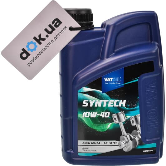 VatOil SynTech 10W-40 (1 л) моторна олива