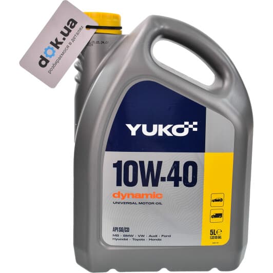 Yuko Dynamic 10W-40 (5 л) моторное масло