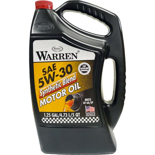 Warren Synthetic Blend 5W-30 (4,73 л) моторна олива