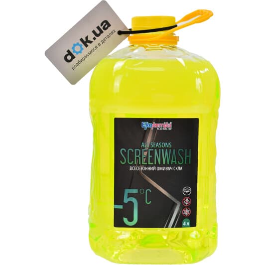 Омивач скла Ekokemika Screenwash всесезонний -5 °С лимон (4 л)