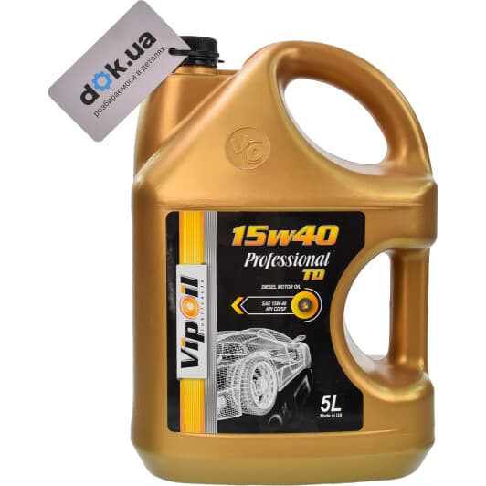VIPOIL Professional TD 15W-40 (5 л) моторна олива