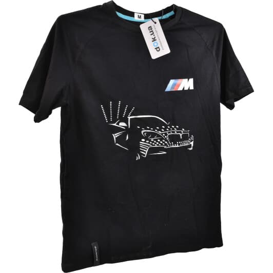 Футболка чоловіча Globuspioner класична BMW MPower Dots чорна принт спереду