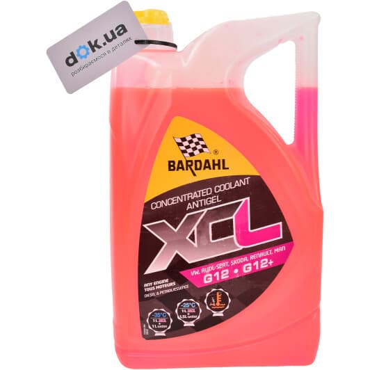 Bardahl Antigel Rouge G12+ червоний концентрат антифризу