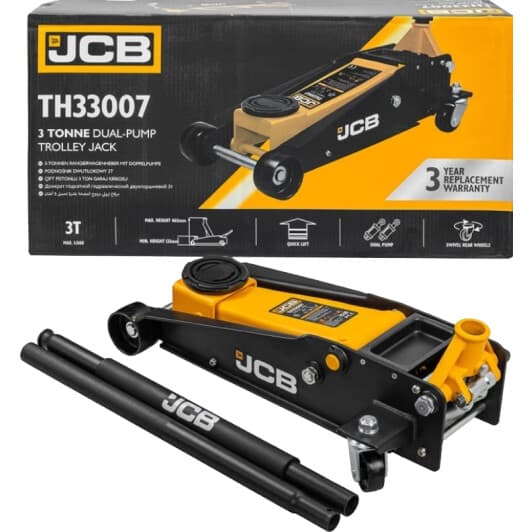 Домкрат JCB подкатной гидравлический 3 т JCB-TH33007