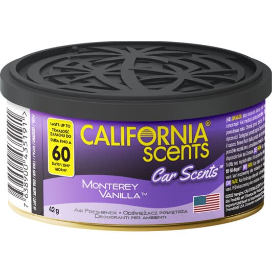 Ароматизатор California scents Monterey Vanilla 42 г