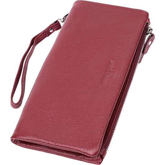 Клатч ST Leather 22528 без логотипа авто колір бордовий