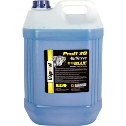 VIPOIL Profi 30 G11 синий -24 °C, 20 л (701252) готовый антифриз