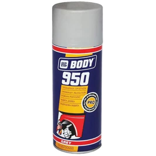 Антигравий Body 950 каучуковый серый