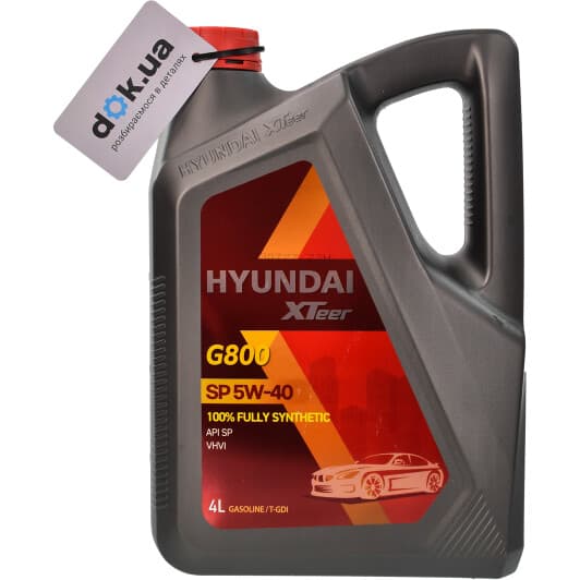 Hyundai XTeer Gasoline Ultra Protection 5W-40 (4 л) моторна олива