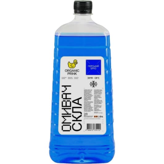 Омивач скла Organic Prink зимовий -20 °С морський бриз (2 л)