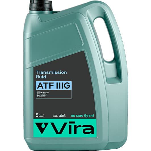 Трансмісійна олива VIRA ATF III G напівсинтетична