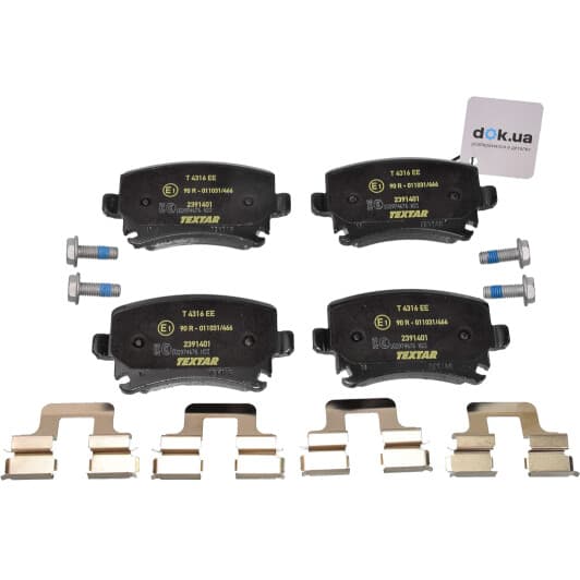 2391401 Textar Тормозные колодки