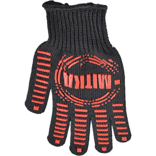 Перчатки рабочие Mitka трикотажные с покрытием ПВХ черные