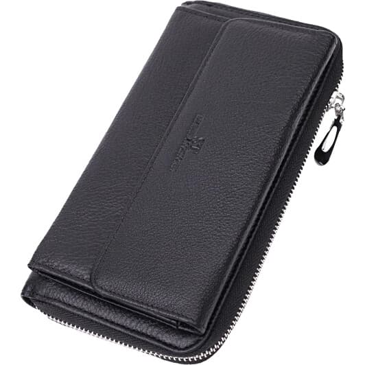 Клатч ST Leather 22529 без логотипа авто черный