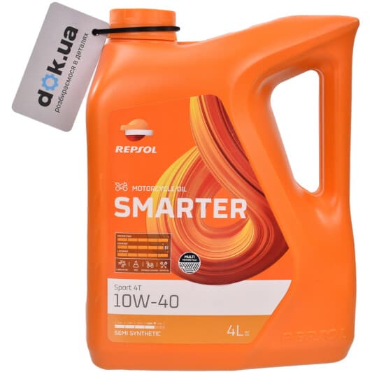Моторное масло 4T Repsol Smarter Sport 10W-40 полусинтетическое