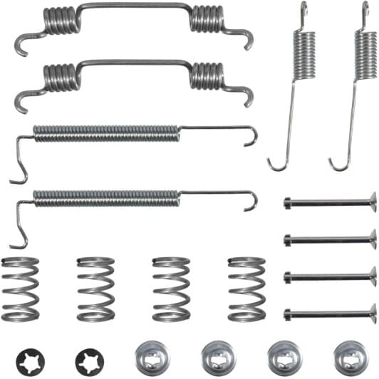 182187 Febi Монтажний комплект барабанних гальмівних колодок