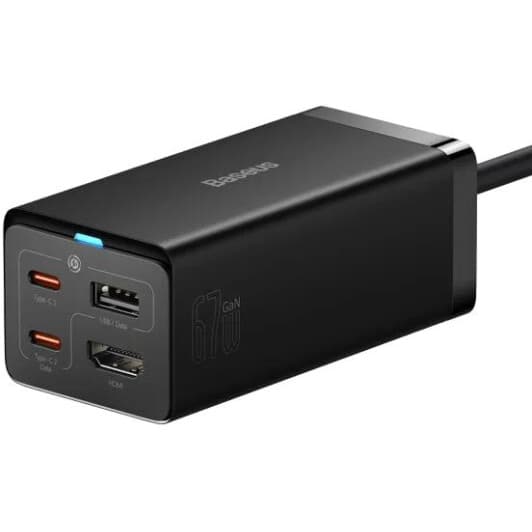 Сетевое зарядное устройство Baseus GaN5 Pro Desktop Fast Charger CCGP110201 67 Вт