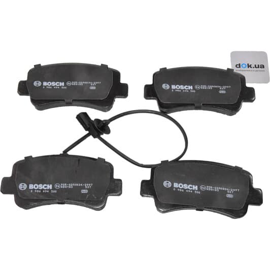 0 986 494 500 Bosch Тормозные колодки