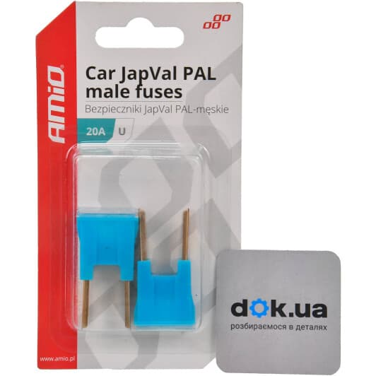 Набір запобіжників Amio JapVal PAL 03405 FJ15 midi (normal) 2 шт.