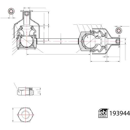 193944 Febi Стойка стабилизатора
