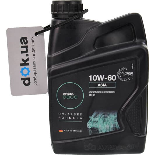 AVISTA Pace Asia 10W-60 моторное масло
