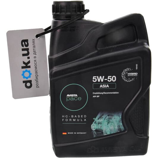 AVISTA Pace Asia 5W-50 моторна олива
