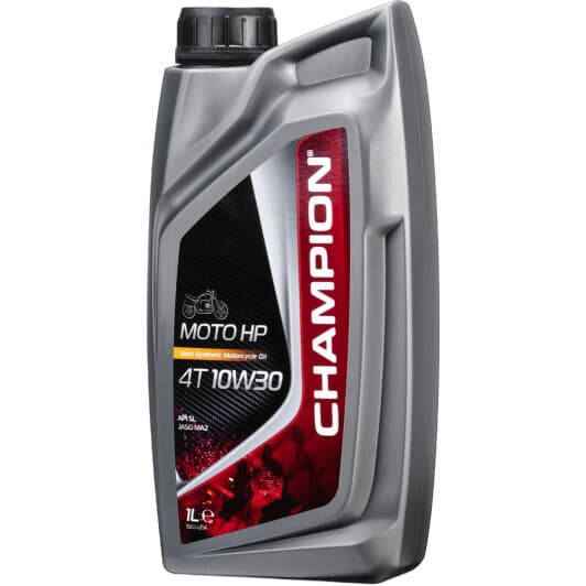 Моторное масло 4T Champion Moto HP 10W-30 полусинтетическое