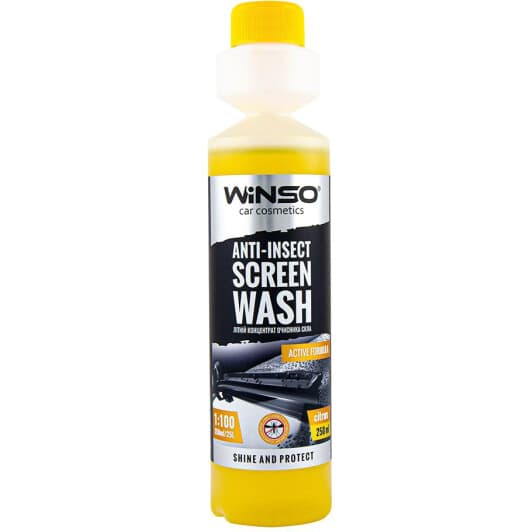 Концентрат омывателя Winso Anti-Insect Sreen Wash летний цитрусовый (0,25 л)