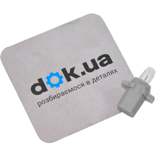 Автолампа Narva T5 BAX8,3d 1,2 W прозрачная 17038