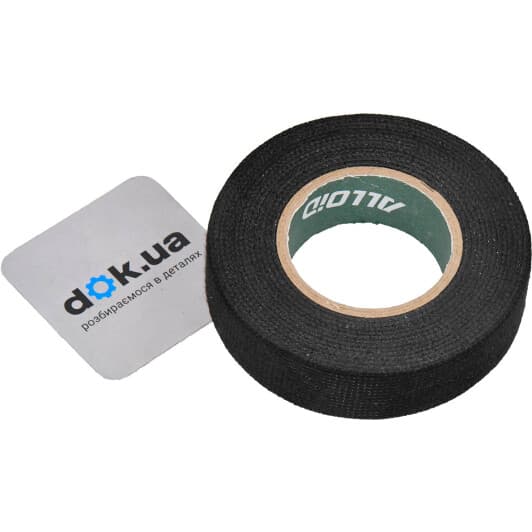 Изолента Alloid Антискрип FIT-3001910 черный ткань 19 мм х 10 м