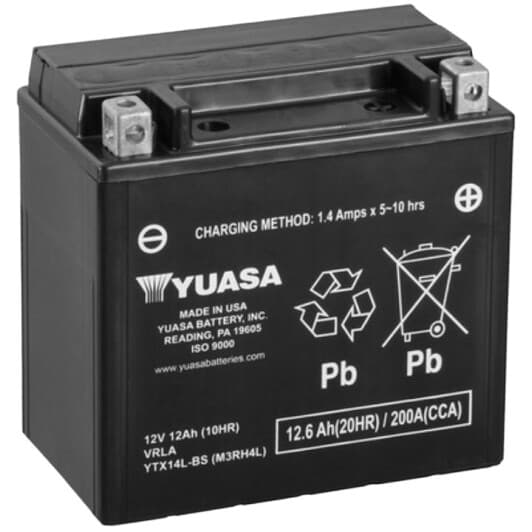 Аккумулятор Yuasa 6 CT-12,6-R YTX14L-BS