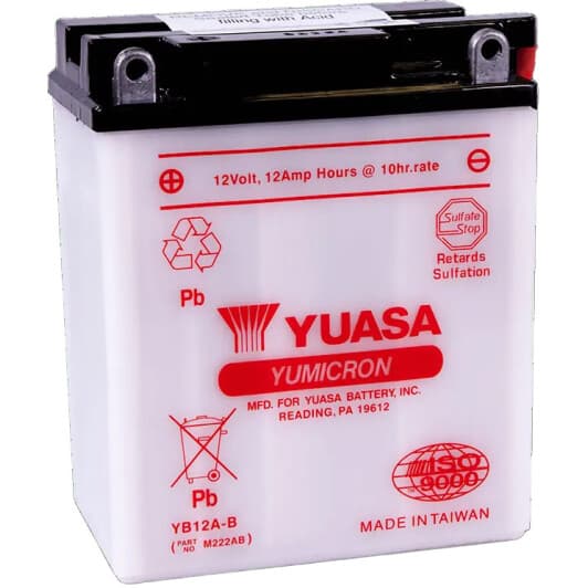 Аккумулятор Yuasa 6 CT-12,6-L YuMicron YB12A-B