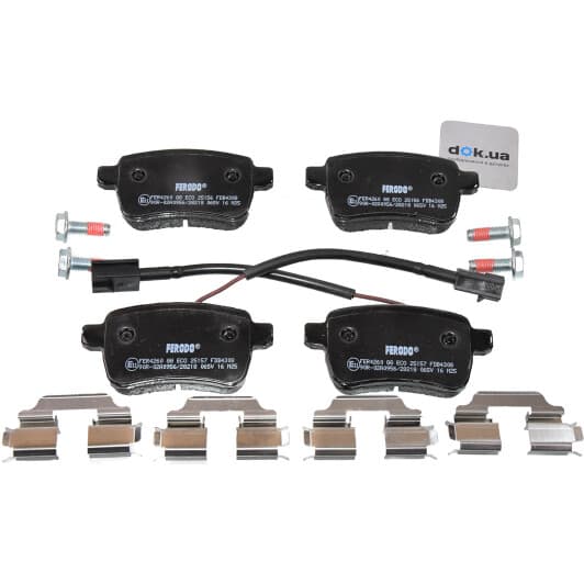 FDB4308 Ferodo Гальмівні колодки для Alfa Romeo Giulietta