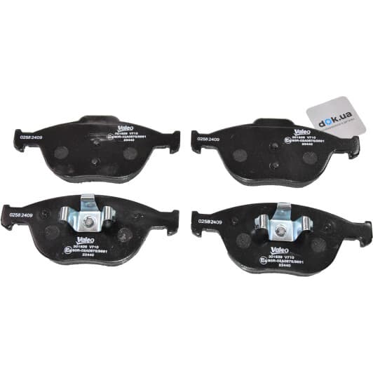 301639 Valeo Тормозные колодки