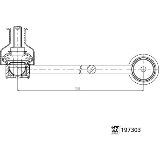 197303 Febi Стойка стабилизатора