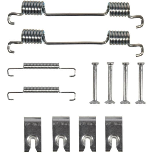 181968 Febi Монтажный комплект барабанных тормозных колодок