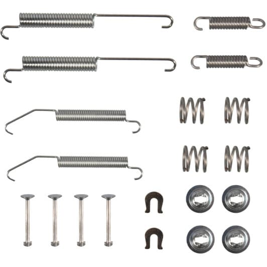 182588 Febi Монтажный комплект барабанных тормозных колодок