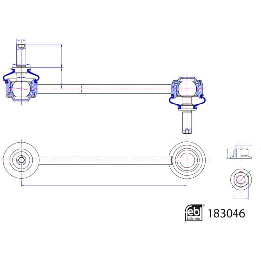 183046 Febi Стійка стабілізатора
