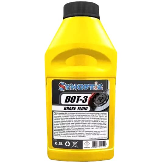 Гальмівна рідина Synoptic DOT 3 пластик