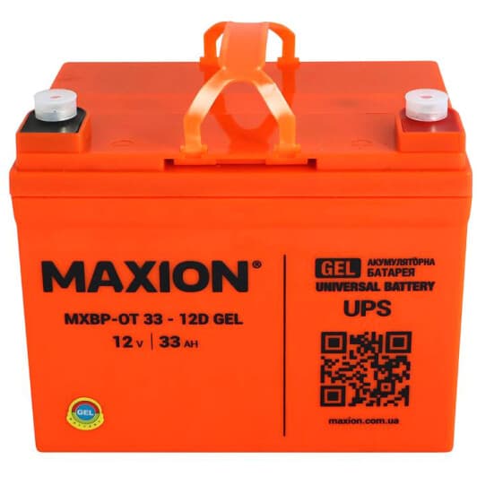 Аккумулятор для ИБП Maxion MXBPOT3312DGEL 33 Ач 12 V