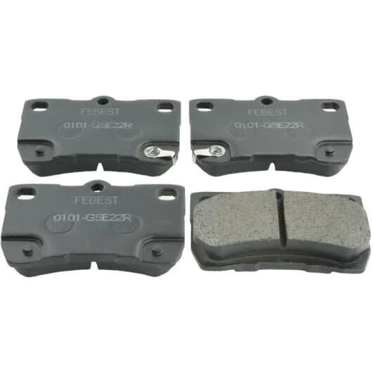 0101GSE22R Febest Тормозные колодки
