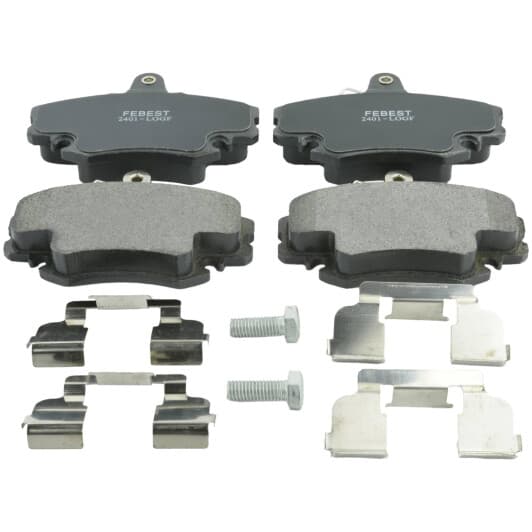 2401LOGF Febest Гальмівні колодки