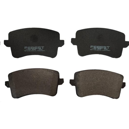 1701b8r Febest Тормозные колодки