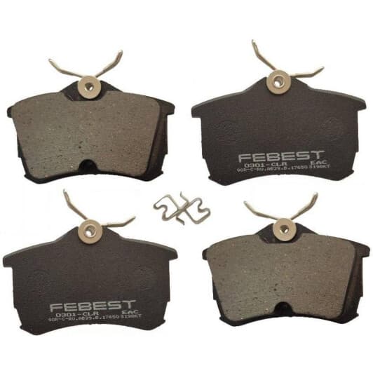 0301clr Febest Тормозные колодки