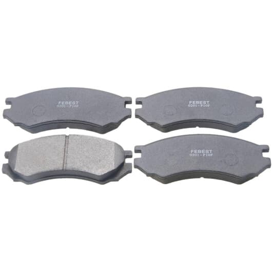 0201P10F Febest Тормозные колодки