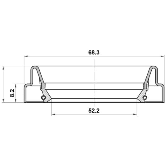 95fdy54680808c Febest Сальник полуоси