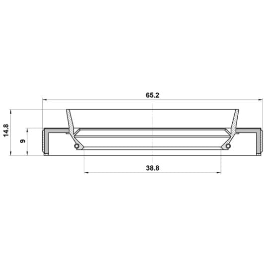 95hby40650915r Febest Сальник полуоси